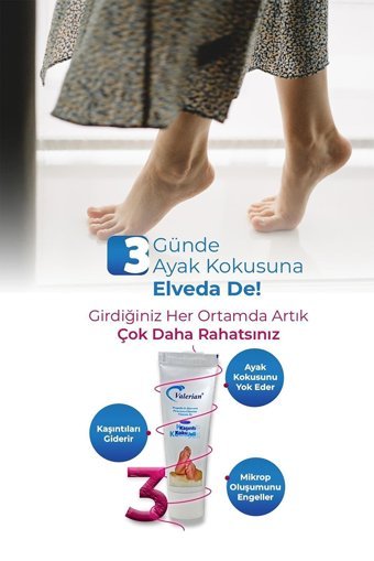 Valerian Koku Önleyici Ayak Kremi 35 ml