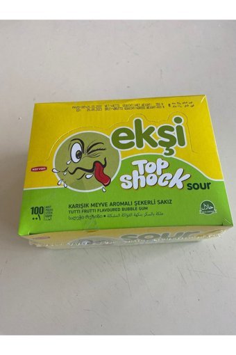 Kervan Topshock Karışık Aromalı Sakız 100'lü 1 Adet