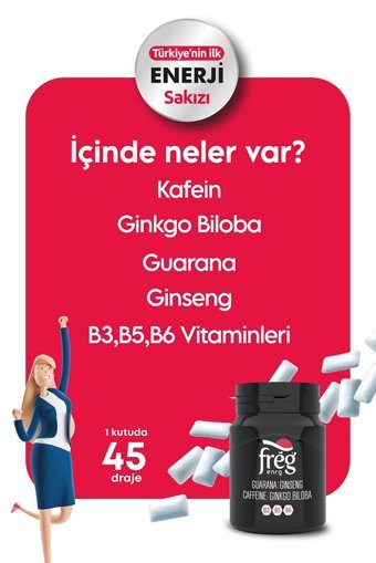 Freg Naneli Aromalı Sakız 45'li 3 Adet