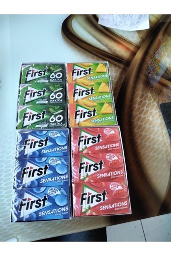 First Sensations Karışık Aromalı Sakız 12'li 48 Adet