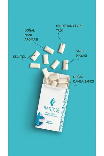 Mastiqe Naneli Damla Sakızlı Aromalı Sakız 20 Adet