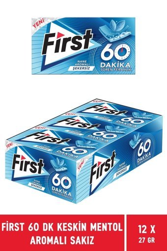 First Naneli Aromalı Sakız 3'lü 12 Adet