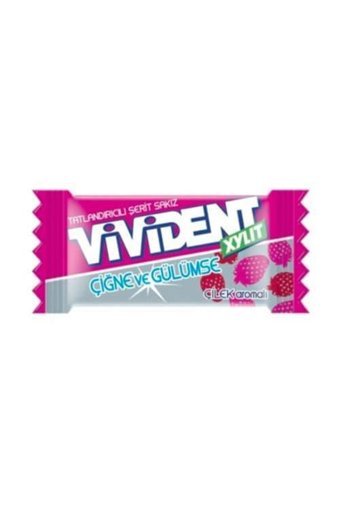 Vivident Çilekli Aromalı Sakız Tekli 250 Adet