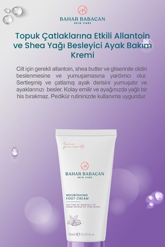 Bahar Babacan Bakım Ayak Kremi 75 ml