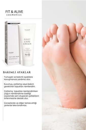 Fit & Alive Cosmetics Bakım Ayak Kremi 75 ml