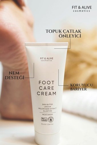 Fit & Alive Cosmetics Bakım Ayak Kremi 75 ml