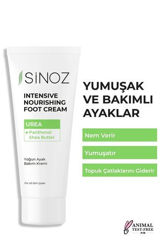 Sinoz Üreli Bakım Ayak Kremi 75 ml