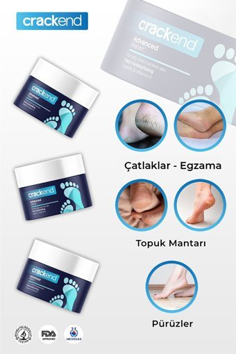 Crackend Advanced Bakım Ayak Kremi 12 ml