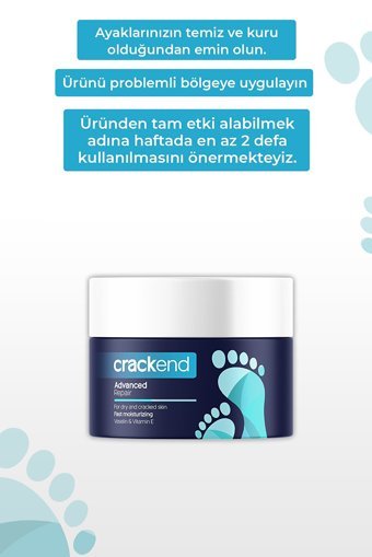Crackend Advanced Bakım Ayak Kremi 12 ml
