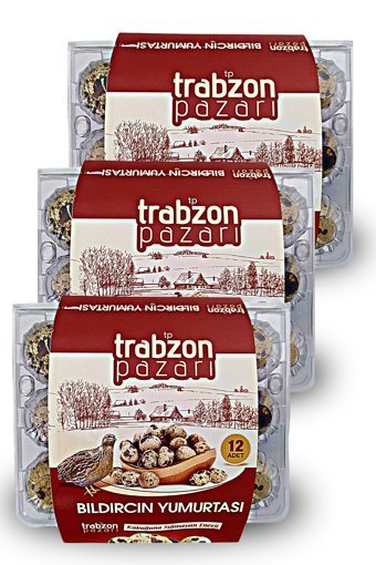Trabzon Pazarı Bıldırcın Yumurtası 36'lı