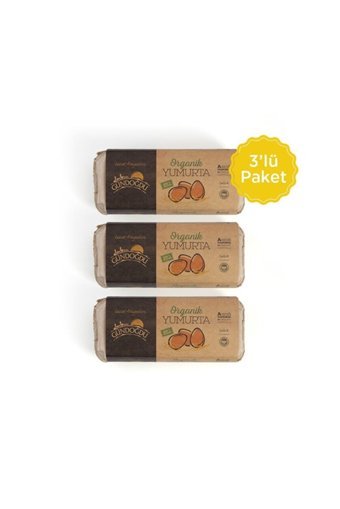 Gündoğdu Organik Tavuk Yumurtası 30'lu
