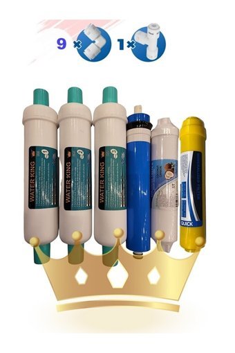 Waterking Aqutic Membran 11 Aşamalı 8 lt Kapalı Kasa Tezgah Altı Su Arıtma Cihazı