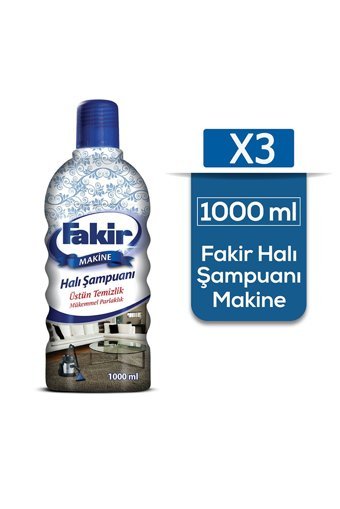 Fakir Üstün Temizlik Makine Halı Şampuanı 3x1 lt