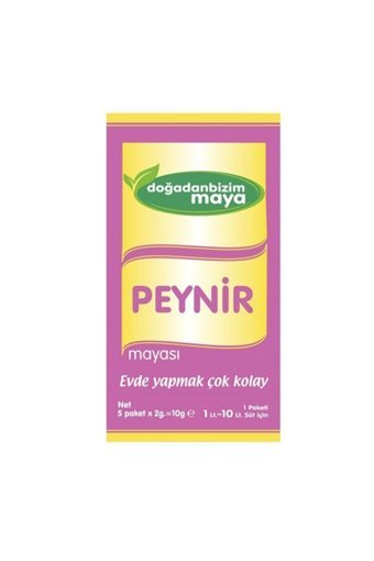 Doğadan Bizim Kuru Peynir Mayası 5x2 gr