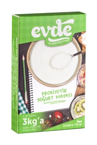 Evde Kuru Yoğurt Mayası 5x1 gr