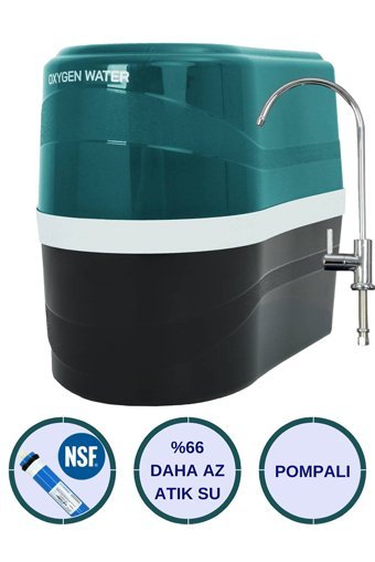 Oxygen Water 6 Filtreli 8 lt Kapalı Kasa Pompalı Tezgah Altı Su Arıtma Cihazı