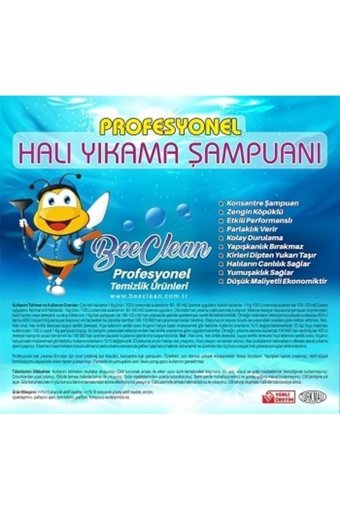 Beeclean Turuncu Halı Şampuanı 30 kg