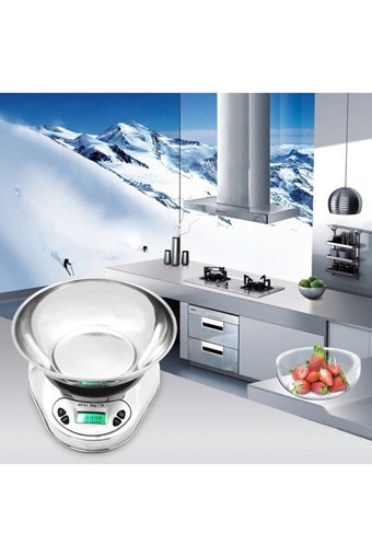 Mastek KFS-S3 Dijital Hazneli 5 kg Mutfak Tartısı