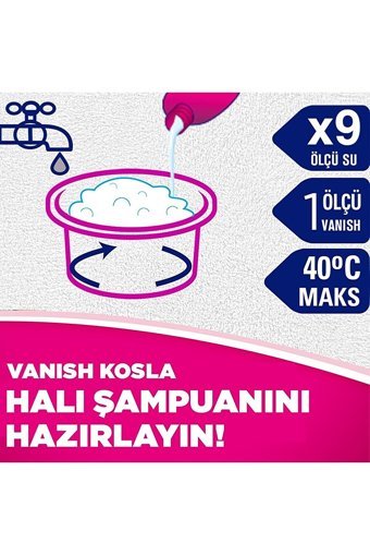 Vanish Oxi Action Elde Halı Şampuanı 850 ml