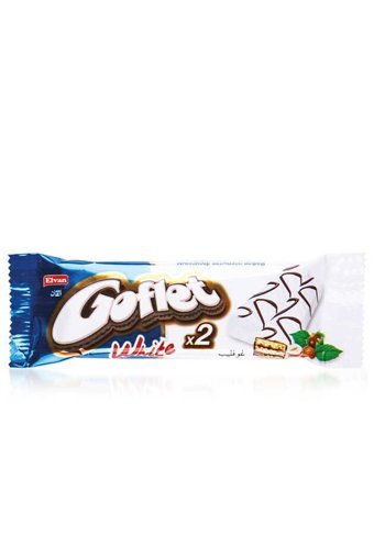 Elvan Beyaz Çikolatalı Gofret 24x28 gr