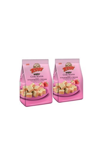 Elvan Today Çilekli Gofret 2x200 gr