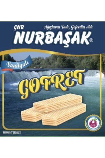 Nurbaşak Vanilyalı Gofret 2.5 kg