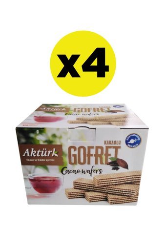 Aktürk Kakaolu Gofret 4x1kg