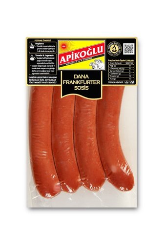 Apikoğlu Tütsülenmiş Dana Uzun Sosis 3x230 gr