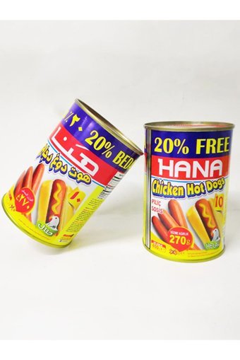 Hana Chicken Tavuk Uzun Sosis 2x270 gr