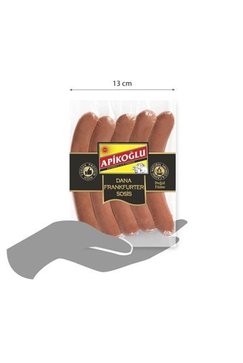 Apikoğlu Tütsülenmiş Dana Uzun Sosis 700 gr