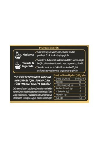 Apikoğlu Tütsülenmiş Dana Uzun Sosis 3.34 kg