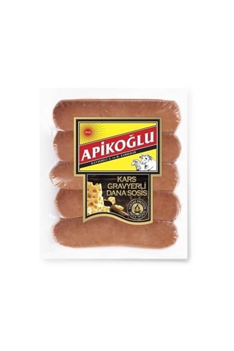 Apikoğlu Tütsülenmiş Dana Uzun Sosis 470 gr