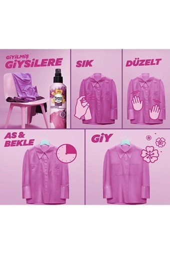 Yumoş Jet Fresh Orkide Kokulu Sprey Çamaşır Parfümü 200 ml