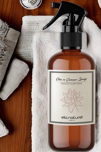 Ela Naturel Beyaz Sabun Kokulu Sprey Çamaşır Parfümü 250 lt