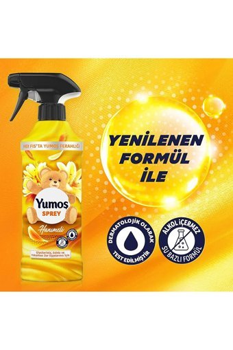 Yumoş Orkide Hanımeli Kokulu Sprey Çamaşır Parfümü 2x450 ml