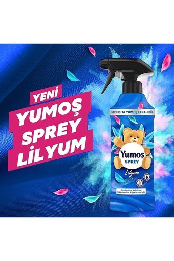 Yumoş Lilyum Orkide Kokulu Sprey Çamaşır Parfümü 2x450 ml