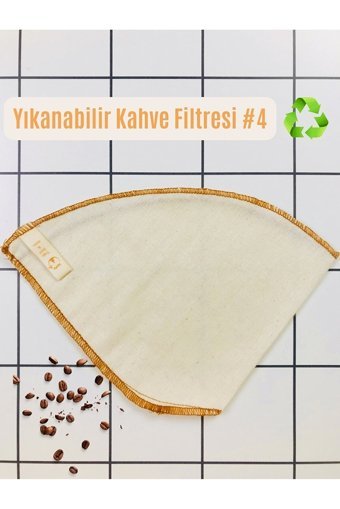 Yofu 4 Numara Yıkanabilir Filtre Kahve Kağıdı 3'lü