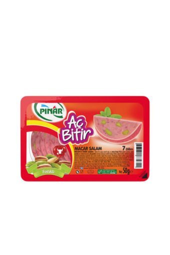 Pınar Dilimli Fıstıklı Dana Macar Salam 50 gr