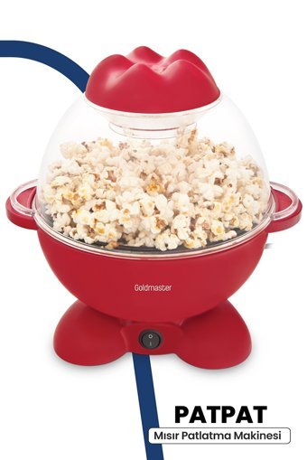 Goldmaster GM-423 Kırmızı Mısır Patlatma Makinesi