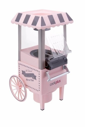 Cookplus Mutfaksever Nostaljik Pembe Mısır Patlatma Makinesi