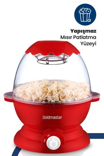 Goldmaster IN-6401 Kırmızı Mısır Patlatma Makinesi