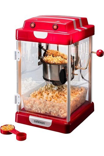Celexon Cinepop Nostaljik Kırmızı Mısır Patlatma Makinesi