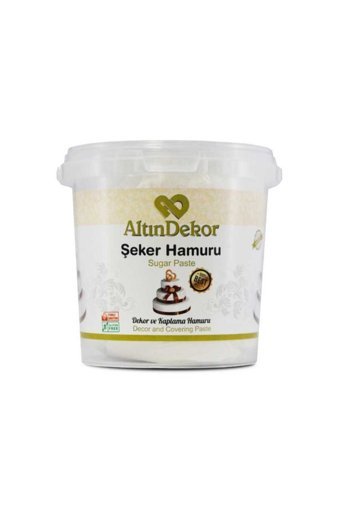Altındekor Glutensiz Beyaz Şeker Hamuru 1 kg