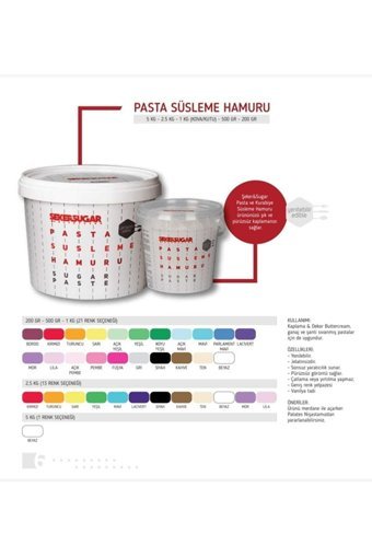 Şeker & Sugar Açık Pembe Şeker Hamuru 1 kg