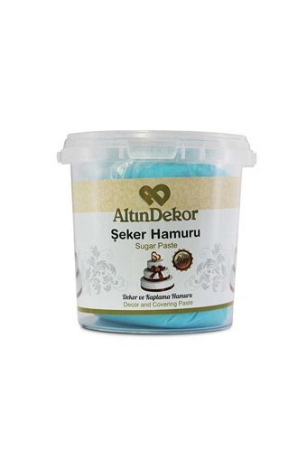 Altındekor Glutensiz Açık Mavi Şeker Hamuru 1 kg