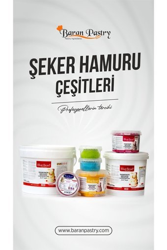 Blue Bead Beyaz Şeker Hamuru 200 gr