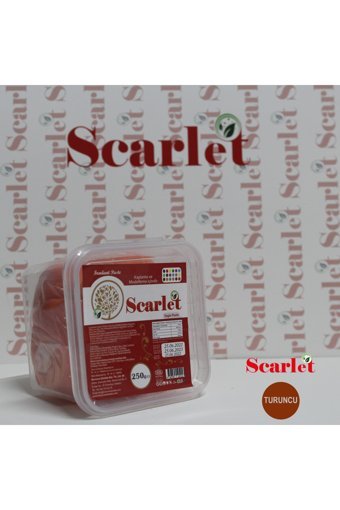 Scarlet Turuncu Şeker Hamuru 250 gr