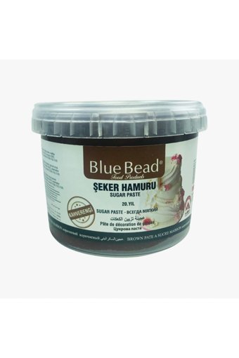 Blue Bead Kahverengi Şeker Hamuru 1 kg