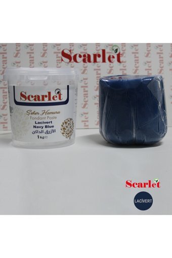 Scarlet Lacivert Şeker Hamuru 1 kg