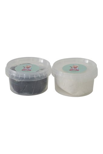 Lizya Beyaz-Siyah Şeker Hamuru 200 gr-200 gr